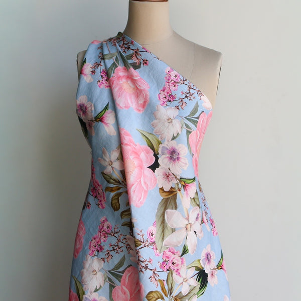 Pastel Botanica - Printed Linen