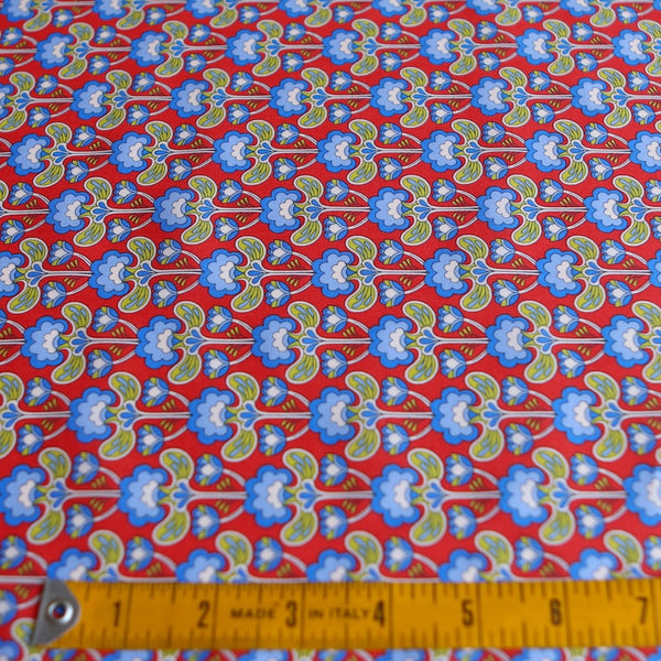 Peacock Posy Red - Liberty Tana Lawn