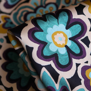 Peace and More Love  - Liberty Belgravia Silk Satin