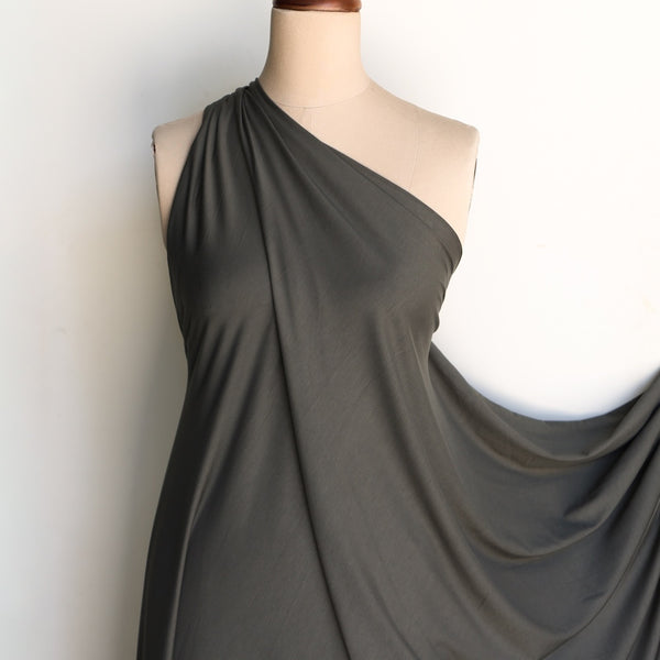 Bamboo Jersey Knit - Pine Green (265gsm)