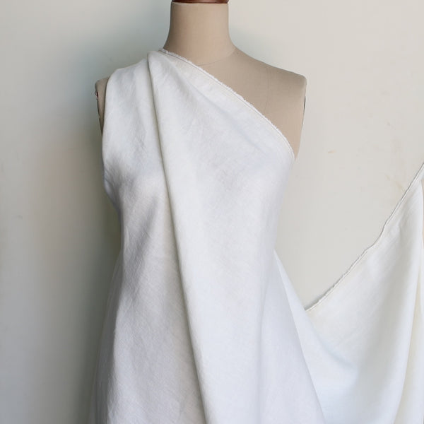 Zoe Ivory Linen Twill