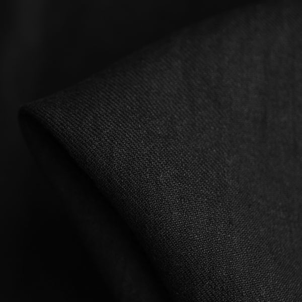 Zoe Black Linen Twill