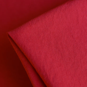 Akira Poplin Red - Typewriter Cotton - Washer Finish