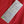 Akira Poplin Red - Typewriter Cotton - Washer Finish