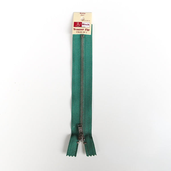 Birch - Trouser Zipper - 15cm