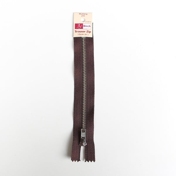 Birch - Trouser Zipper - 15cm