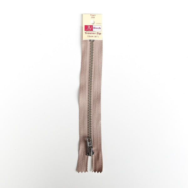 Birch - Trouser Zipper - 15cm