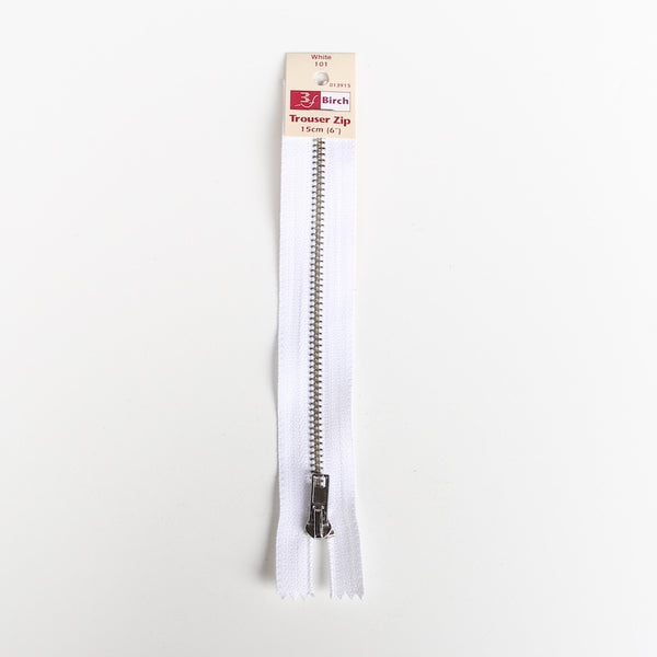 Birch - Trouser Zipper - 15cm