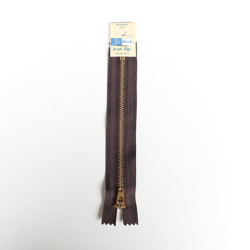 Birch - Jean Metal Zipper - 15cm