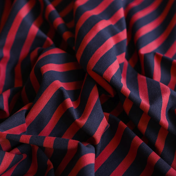 Shikku Stripe Navy/Red