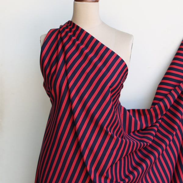 Shikku Stripe Navy/Red