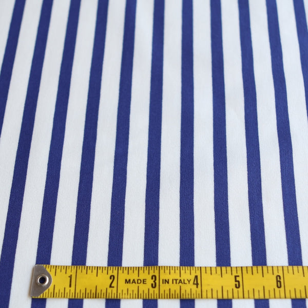 Shikku Stripe Off White/Bluette