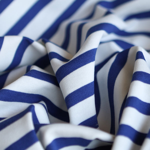 Shikku Stripe Off White/Bluette