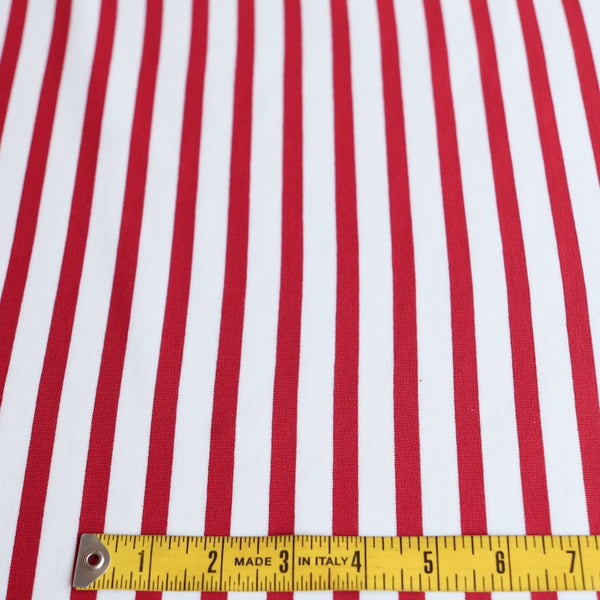 Shikku Stripe Off White/Red