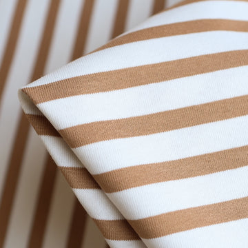 Shikku Stripe Off White/Brûlée