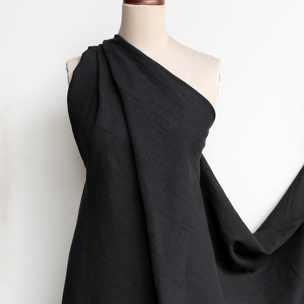 Black Pebble Wash Linen