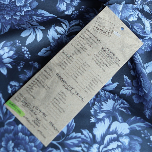 Regency Trail Navy - Bridgerton Collection  - Liberty Tana Lawn™