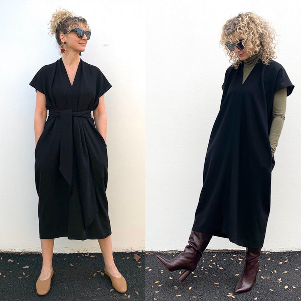 Motiv Nero Wool Crepe