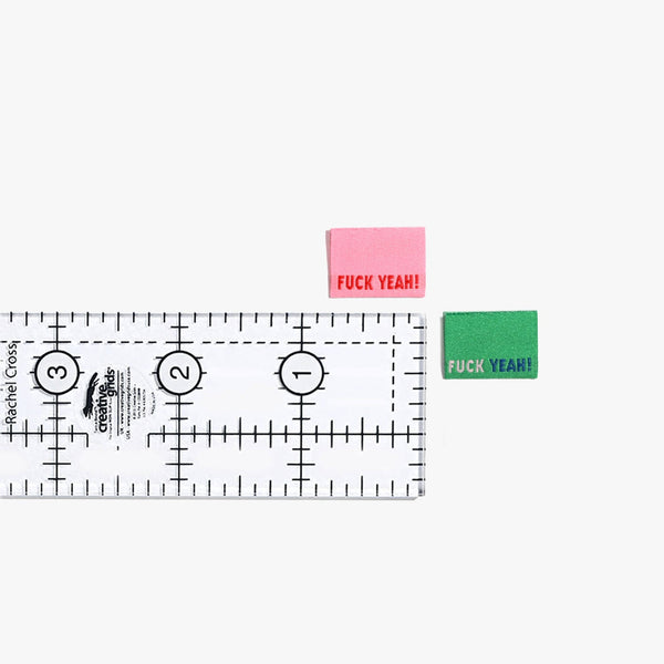 F*ck Yeah! | 6 Sew-in Side Seam Labels