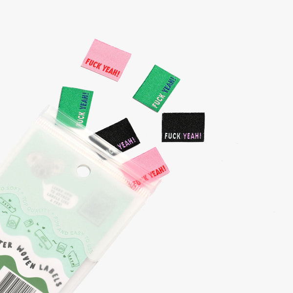 F*ck Yeah! | 6 Sew-in Side Seam Labels