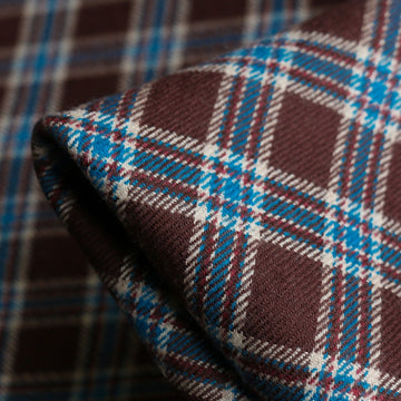 Ricci Check Double Sided Wool Coating