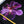 Remnant of Tuyo Orchid Silk Satin - Panel Print