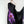 Remnant of Tuyo Orchid Silk Satin - Panel Print
