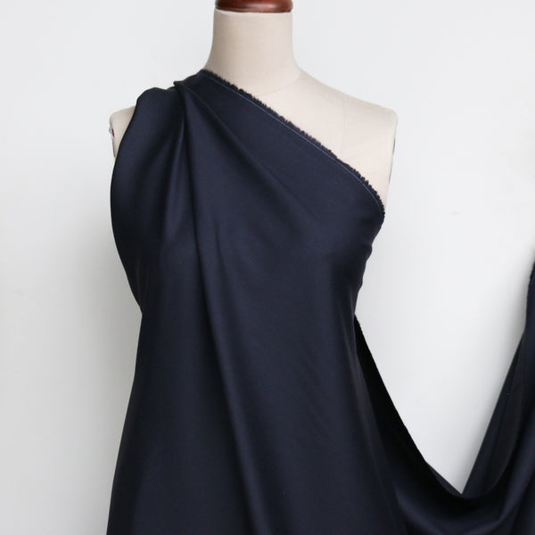 Marina Navy Stretch Twill Gaberdine