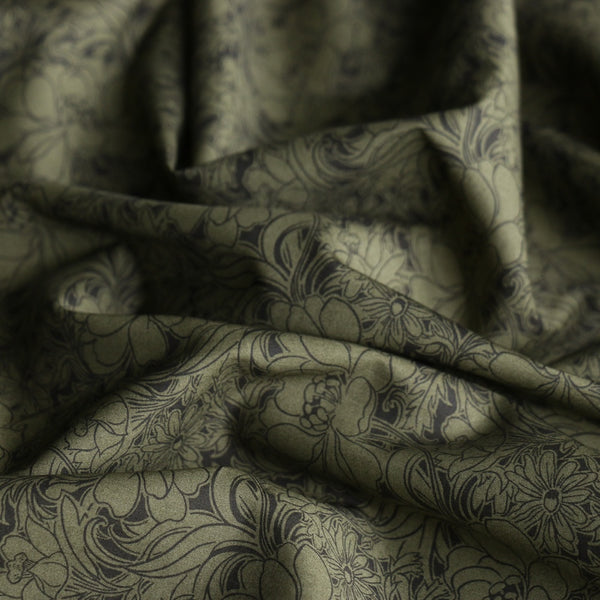 Penelope's Dance Green - Liberty Tana Lawn
