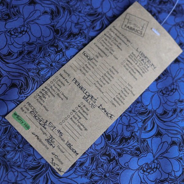 Penelope's Dance Blue - Liberty Tana Lawn