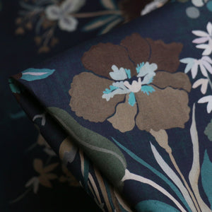 Kanazawa Lake Ink/Khaki - Liberty Tana Lawn