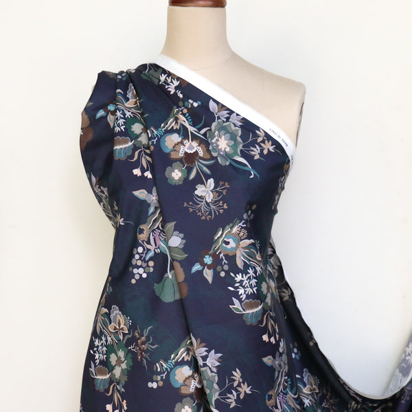 Kanazawa Lake Ink/Khaki - Liberty Tana Lawn