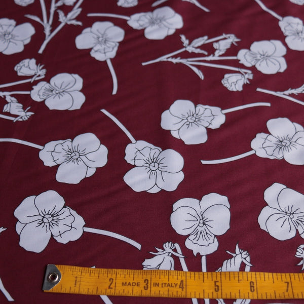 Radiant Ros Berry/Blue - Liberty Tana Lawn