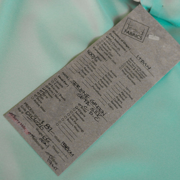 Serene Green Seta Silk CDC