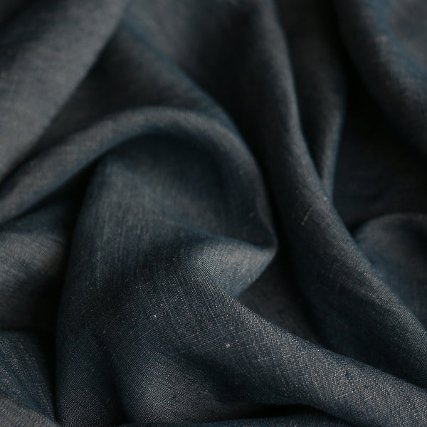 Lucca Blu Linen/Cotton Denim