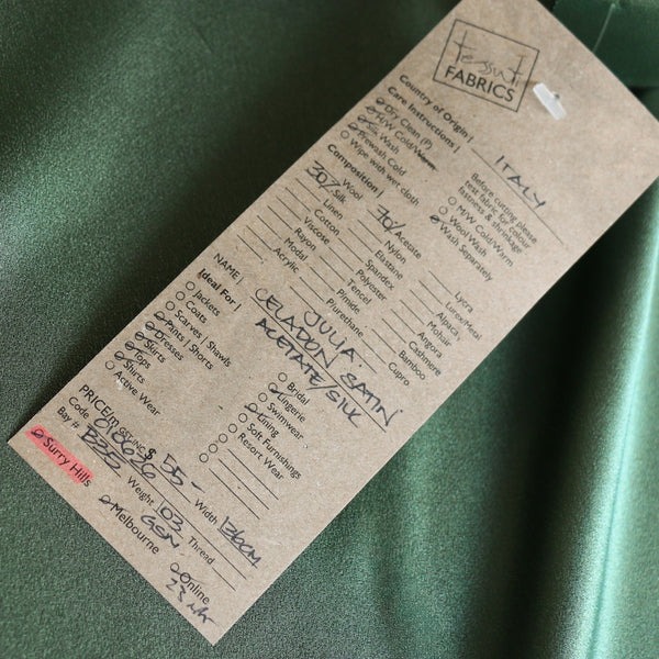 Remnant of Julia Celadon Satin CDC