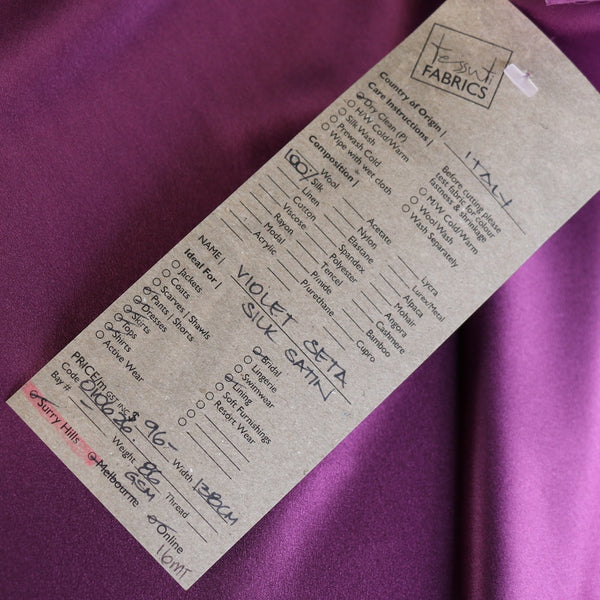 Violet Seta - Silk Satin