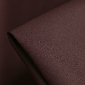 Leona Chocolate Cotton Poplin
