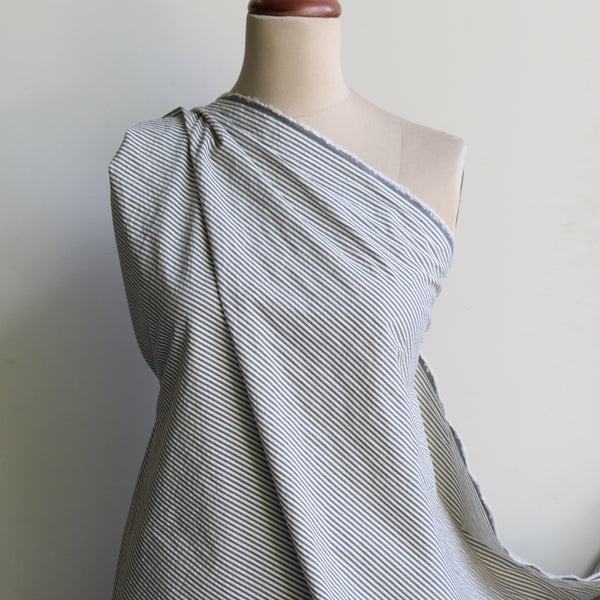 Marta Seersucker Grey/Natural