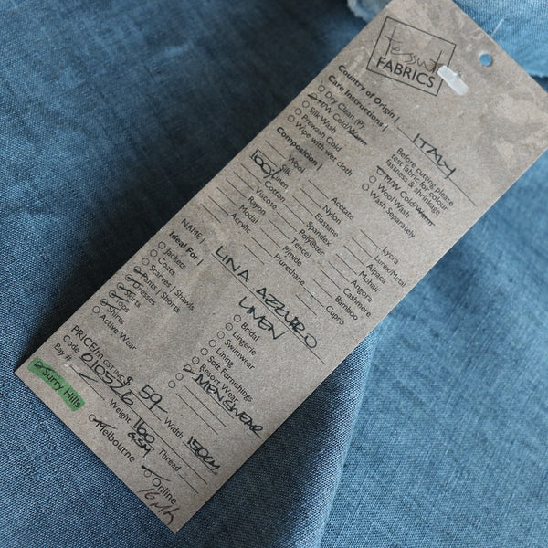 Lina Azzuro Linen