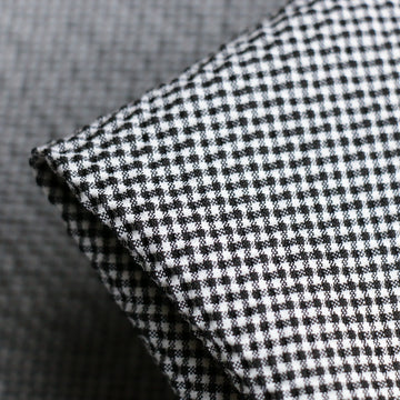 Sara Black Wool Seersucker