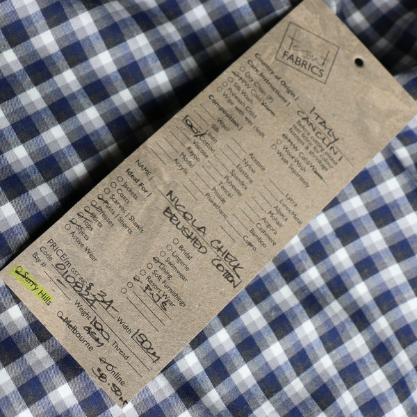 Nicola Check Brushed Cotton Check