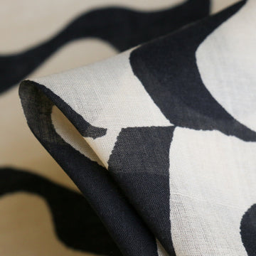 Zuri Nero/Chai Cotton Voile