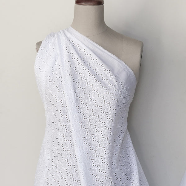 Ornella White Broderie Anglaise
