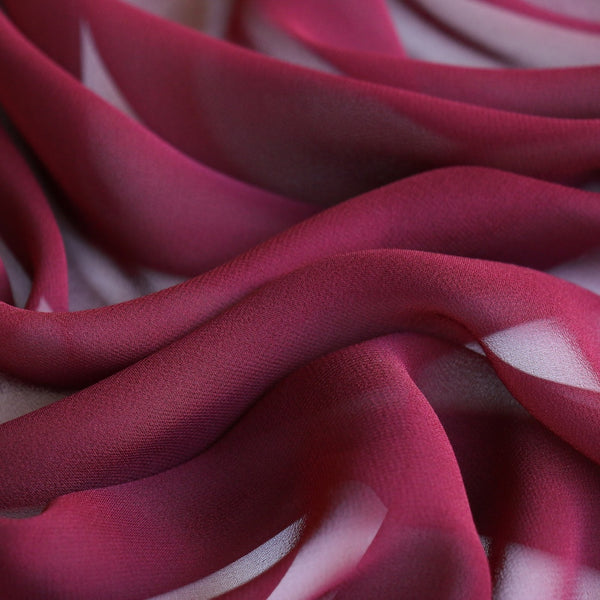Merlot Silk Georgette