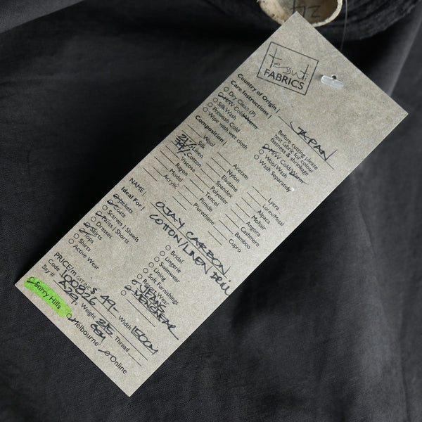 Ojay Carbon Cotton/Linen Drill