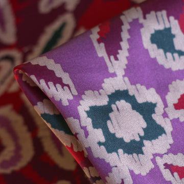 Mirabelle Magenta Silk Satin