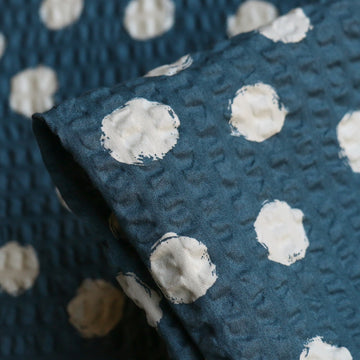 Polka Dot Jean Blue Seersucker