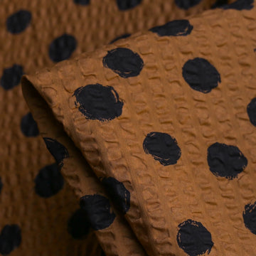 Polka Dot Sienna Seersucker