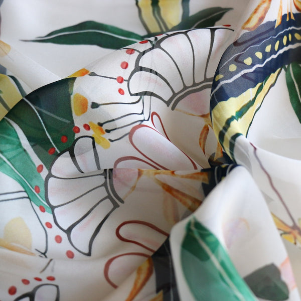 Mette Foliage Silk Chiffon